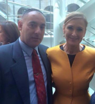 Con Cristina Cifuentes, Delegada del Gobierno en Madrid