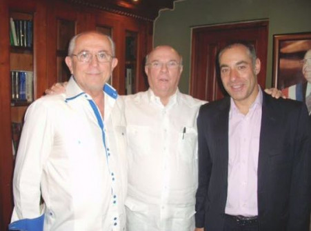 Con Hipolito Mejía, Ex Presidente de República Dominicana