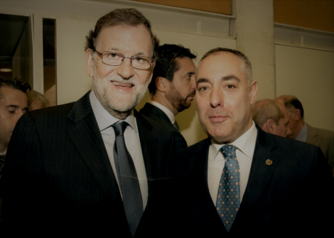 Ignacio Rubio con Mariano Rajoy