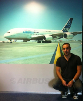 Site Airbus A380. Francia