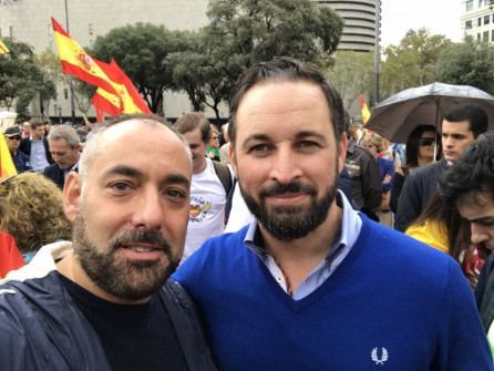 Ignacio Rubio con Santiago Abascal