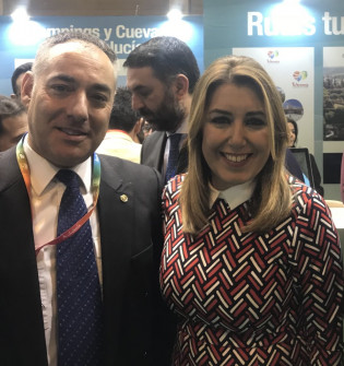 Ignacio Rubio con Susana Díaz expresidenta de la Junta de Andalucía