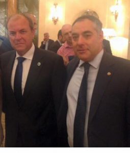 Con José Antonio Monago, Presidente de la Comunidad Autónoma de Extremadura