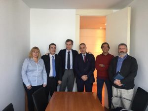 Reunión de FEDAR con el diputado del PP en La comisión de fomento Antonio González Terol.