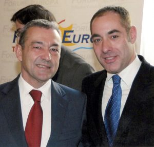 Ignacio Rubio con Paulino Rivero expresidente del Gobierno de Canarias