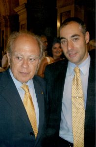 Con el Presidente de la Generalitat Jordi Pujol